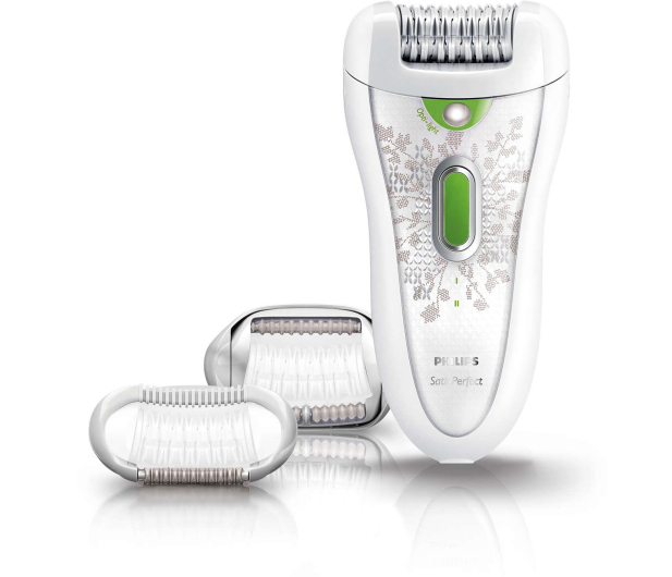 Philips Depilator satin soft HP6570/00 biało-zielony - 126741 - zdjęcie